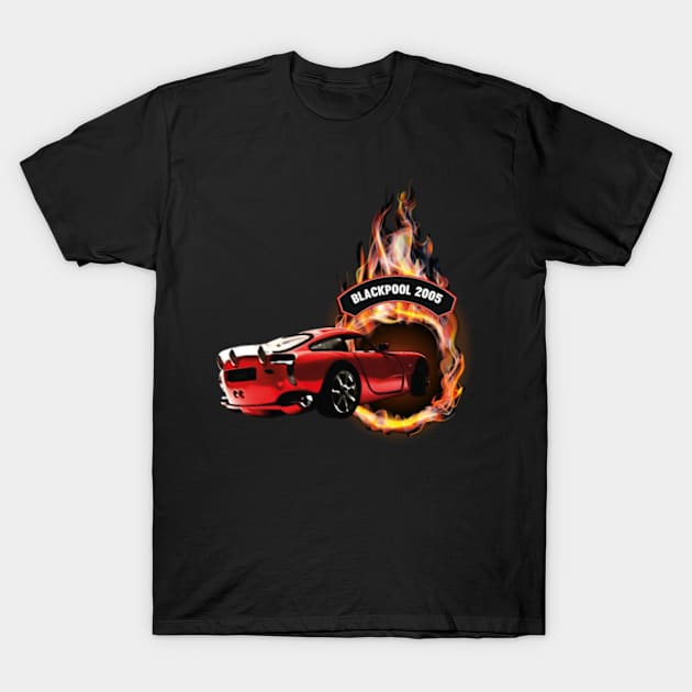 TVR Sagaris on the Fire T-Shirt by mufflebox